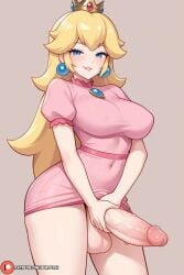 1futa ahe_gao ahegao_face ai_generated big_balls big_penis blonde_female blonde_hair crown curvy curvy_figure ejaculation fit fit_futanari futa_only futanari game_character huge_cock hyper looking_at_viewer mario_(series) newgenai princess princess_peach solo solo_focus solo_futa super_mario_bros. thick_penis voluptuous voluptuous_futanari