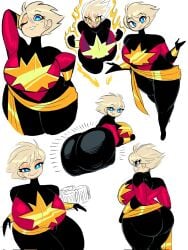 big_ass big_breasts captain_marvel carol_danvers huge_ass huge_breasts marvel marvel_comics theguywhodrawsalot