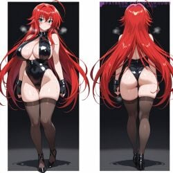 1girls ai_assisted ai_generated big_ass big_breasts blue_eyes curvy curvy_figure female high_school_dxd red_hair rias_gremory thick_ass thick_thighs thighhighs thighs wet wet_body wet_pussy