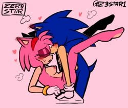 1boy 1boy1girl 1girls 2d amy_rose anthro_on_anthro blush blush_lines blushing_ears blushing_female bracelets breasts breasts_out closed_eyes couple couple_(romantic) couple_art couple_sex diadem erect_nipples eyelashes female fucked fucked_on_table furry gloves hearts_around_head legs_spread legs_up male missionary_position naked naked_female nipples nude nude_female pink_fur sega sonic_(series) sonic_the_hedgehog sonic_the_hedgehog_(series) steam steamy_breath sweatdrop sweating z3star