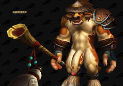 bovine furry male male_only mmoboys mmoboys_(artist) penis solo solo_male tauren warcraft world_of_warcraft