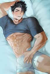 wriothesley (genshin impact) from genshin impact by uyouu19
