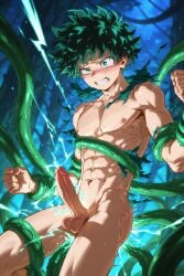 ai_generated anal anal_sex anal_sex izuku_midoriya midoriya_izuku mind_control muscular my_hero_academia slime solo tentacle tentacle_sex too_big yaoi