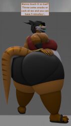 big_ass big_breasts breasts bubble_butt furry huge_ass huge_breasts kingofthekabuto overweight queenofthekabuto tagme thick_thighs wide_hips