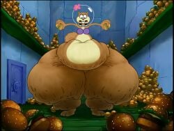 1girls anthro ass belly bikini bottom_heavy bottomless bottomless_female brown_fur buckteeth burger cellulite fat female female_focus female_only flower food furry helmet hips hyper hyper_ass krabby_patty large_ass nickelodeon overweight overweight_female raygo008 rodent rodent_humanoid sandy_cheeks spongebob_squarepants squirrel stomach thick_thighs thighs thunder_thighs weight_gain wide_hips