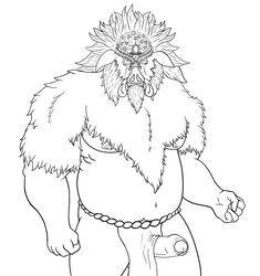 boar demon ganon male male_only penis rockblackhorn_(artist) solo the_legend_of_zelda