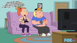 chris_griffin edit family_guy foxdarkedits incest lois_griffin playing_videogame red_lipstick screenshot screenshot_edit