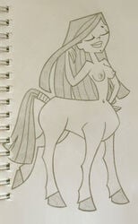 centaur centauress drawn elinor_the_witch ellissummer heather_(tdi) hornyhobbit mother-of-trolls taur total_drama_island