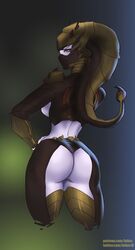 2d big_ass big_butt female female_only folios large_ass large_butt overwatch purple_skin stockings thick thick_thighs widowmaker