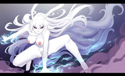 1girls anthro breasts bunny_ears carrot_(one_piece) electro escapist_howl female female_only high_heels long_hair mink_tribe naked_footwear naked_heels nipples nude one_piece pussy red_eyes sulong sulong_carrot white_hair