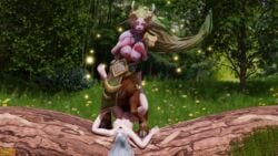 2019 alliance_(warcraft) animal_genitalia animal_penis antlers arch_position ayasz bent_ears big_penis blizzard_entertainment breasts_together centaur cross-eyed deer_taur detailed_background dryad dryad_(warcraft) endured_face fist flowing_hair forest fur furry futa_on_female futanari glowing_eyes grass green_hair hands_on_own_chest holding_leg hooves intersex large_breasts large_penis larger_futanari laying_down laying_on_back log long_ears long_hair lunara mounted mythiyell nature night_elf nipples original_character outdoor_sex outdoors pinned_down pleasure_face pointy_ears purple_nails purple_skin purple_toenails pussy startled surprised taur teeth warcraft white_hair world_of_warcraft yellow_eyes