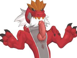 1boy 2019 3_toes animal_genitalia animal_penis anus ass barefoot black_sclera boner canine_penis claws erection feet feral fur genital_slit hi_res huge_penis knot male male_only nintendo nude pawpads paws penis pokémon_(species) pokemon pokemon_xy presenting presenting_anus presenting_hindquarters presenting_penis red_body red_penis red_skin scalie seyrmo sharp_claws sharp_teeth simple_background sitting slit solo source_request spread_legs spreading tail teeth thick_penis toe_claws tyrantrum video_games white_background white_body white_eyes white_fur zoophilia