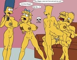 2006 anal bart_simpson double_penetration female forced homer_simpson human incest lisa_simpson maggie_simpson male marge_simpson rape straight tagme the_fear the_simpsons yellow_body