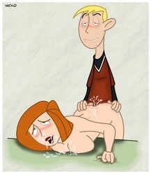 ann_possible blush cum_on_body cum_on_breasts cum_on_face cum_on_upper_body disney disney_channel doggy_style facial female human kim_possible male medium_breasts niicko ron_stoppable sex straight straight_hair tagme