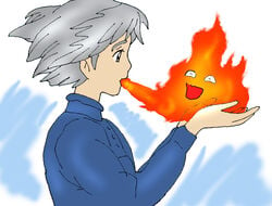 calcifer fire_cock howl's_moving_castle howl_no_ugoku_shiro penis sophie_hatter studio_ghibli tagme