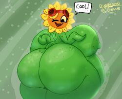 1girls anthro blueytheplantlizard female flora_fauna plant plantie popcap_games pvz solar_flare_(pvz) sunflower_(pvz) vore