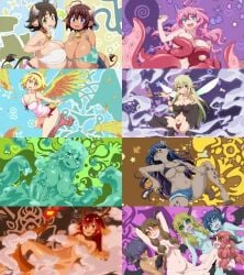 anime female female_only ishuzoku_reviewers official_art screencap