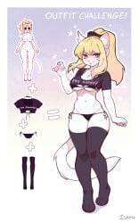 2026 absurd_res anthro areola biped bra breasts claws clothed clothed_anthro clothed_female clothing digital_drawing_(artwork) digital_media_(artwork) domestic_cat feet felid feline felis female fingers front_view fur genitals hair hi_res iskra looking_at_viewer mammal navel nipples nude nude_anthro nude_female panties smile solo standing tail toes underwear vulva