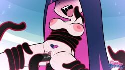 anal canaryprimary female naked naked_female nude nude_female panty_&_stocking_with_garterbelt stocking_anarchy tagme tentacle tentacle_sex video