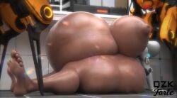 bbw big_breasts breasts cleavage female female_only haydee haydee_(game) huge_breasts nipples overweight qzk_forte tagme thick_thighs weight_gain wide_hips