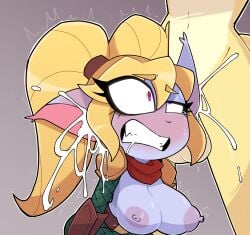 alzina anthro armor balls big_breasts blonde_hair blue_body blush bodily_fluids breasts clenched_teeth clothed clothed/nude clothing cum cum_from_ear cum_in_ear cum_inside digital_media_(artwork) drooling duo ear_penetration eyebrows eyelashes felid female female_penetrated fur genital_fluids genitals hair hi_res humanoid humanoid_penetrated humanoid_pointy_ears interspecies larger_anthro larger_male league_of_legends lion long_hair male male/female male_penetrating male_penetrating_female mammal mindfuck narrowed_eyes navel nelljoestar nipples nonbinary_(lore) nude one_eye_half-closed outline pantherine partially_clothed penetration penile pink_eyes pointy_ears poppy riot_games saliva sex sharp_teeth shortstack simple_background size_difference smaller_humanoid smaller_penetrated tail teeth tencent twintails yordle