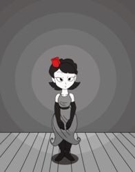 1girls animated ass ass_expansion bouncing_breasts breast_expansion breasts charlie_(don't_starve) cleavage_cutout don't_starve don't_starve_together dont_starve dont_starve_together expansion female female_only growth high_resolution hourglass_expansion huge_ass huge_breasts klei_entertainment large_filesize monochrome solo solo_female tagme tansau transformation