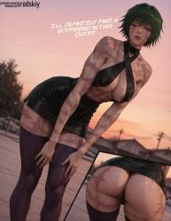 1girls ai_generated ass ass_bigger_than_head ass_cleavage ass_crack ass_focus asshole athletic athletic_female big_breasts bubble_ass bubble_butt butt_crack butt_focus buttocks camel_toe cameltoe collage cross_top cute cute_expression cute_face cute_girl female firm_ass front_view halter_top hentai horny horny_expression horny_female jujutsu_kaisen large_breasts leaning_forward lips maki_zenin mature mature_body mature_female miniskirt multiple_angles multiple_poses multiple_views muscular pencil_skirt perky_nipples pussy rear_view scar scars srodskiy stockings tagme thighs thong top vulgar zenin_maki