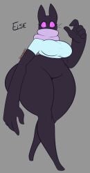 big_breasts breasts cleavage dewwydarts dewwydartz elsie_(dewwydartz) female furry huge_breasts tagme thick_thighs wide_hips