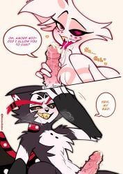 angel dust from hazbin hotel by haasusama