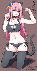 1girls 2d 2d_(artwork) 2d_artwork animal_ear_fluff animal_ears animal_tail arm_above_head arm_up armpits arms_above_head arms_up bare_armpits bare_arms bare_belly bare_chest bare_hands bare_hips bare_midriff bare_navel bare_shoulders bare_skin belly belly_button bikini bikini_bottom bikini_top black_bikini black_bikini_bottom black_bikini_top black_choker black_collar black_legwear black_stockings black_swimsuit black_swimwear black_thigh_highs black_thighhighs blue-eyed_female blue_eyes bocchi_the_rock! breasts brown_background calves cat_bikini cat_ears cat_tail choker cleavage cleavage_cutout collar collarbone curvaceous curvaceous_body curvaceous_female curvaceous_figure curvaceous_hips curvaceous_teen curvy curvy_body curvy_female curvy_figure curvy_hips curvy_teen digital digital_art digital_drawing digital_drawing_(artwork) digital_media digital_media_(artwork) elbows embarrassed embarrassed_expression embarrassed_female exposed_armpits exposed_arms exposed_belly exposed_chest exposed_hips exposed_midriff exposed_navel exposed_shoulders exposed_skin eyebrows_visible_through_hair fake_animal_ears fake_animal_tail fake_cat_ears fake_cat_tail feet female female_focus female_only female_torso fingers flustered flustered_female frilled_bikini frilled_bikini_top full_body gotou_hitori groin guitarist hair_between_eyes hair_ornament half_naked half_nude halterneck hand_above_head hand_up hands_above_head hands_up head_tilt high_resolution high_school_student highres kneeling kneeling_female knees large_breasts lean_figure legs legwear linea_alba long_hair looking_at_viewer midriff naked naked_female naked_woman narrow_waist navel nervous nervous_expression nervous_face nervous_female nude nude_female nudity open_mouth parted_lips pink-haired_female pink_hair posing posing_for_the_viewer posing_naked posing_nude school_girl semi_nude serebixi shoulders shy shy_expression shy_female shy_girl side-tie_bikini simple_background sitting skindentation slender_body slender_waist slim_waist soles solo stockings stomach string_bikini swimsuit swimwear tears teen_girl teenage_girl teenager thick_thighs thigh_highs thighhighs thighs tilted_head tongue tremble_lines trembling trembling_legs trembling_lines twitch_lines twitching wide_hips young_female young_woman