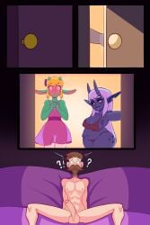 1femboy 1girls 2026 2boys balls beard blen_bodega blonde_hair blush brown_hair chipped_ear cleavage crossdressing fi_(regret_everything) floppy_ears flower_in_hair foreskin goblin goblin_female goblin_femboy goblin_male green_body green_skin grey_body grey_skin horns lam_(regret_everything) long_ears naked naked_male nude nude_male original penis sebastian_(regret_everything) surprised testicles uncircumcised uncut