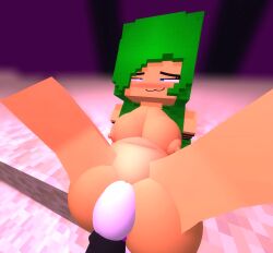 3d :3 animated blue_eyes cum cum_in_pussy cum_inflation cum_inside enderman giver_pov green_hair horsecock lou_(pearickmc) male_pov minecraft pearickmc penetrating_pov point_of_view pov sound tagme the_end_(minecraft) video