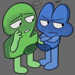 algebralien battle_for_bfdi battle_for_dream_island bfb bfdi blushing four_(bfb) frottage object_show object_shows osc tentacle_penis tpot two_(tpot) vadahlivokroz