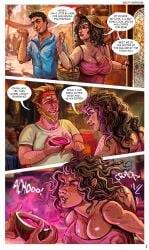 absurd_res breasts camel camelid clothing comic equid equine female feral genitals group hi_res human kidnapping male mammal mature_female misty_morning nude pregnant size_transformation slightly_chubby teats torn_clothing transformation udders vulva