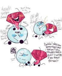 battle_for_dream_island battle_for_dream_island_again bfb bfdi bfdia bubble_(bfdi) cum cumshot object_shows ruby_(bfdi) tentacle_penis vaginal_penetration