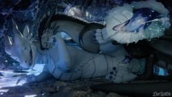 3d_(artwork) 3d_background absurd_res alkalyne black_body blender_(artwork) blender_cycles_(artwork) blue_penis bodily_fluids cave close-up crystal cum cum_drip cum_in_vagina cum_inside cum_on_penis detailed_background dewith digital_media_(artwork) dragon dripping duo european_mythology female female_penetrated feral feral_on_feral from_behind_position genital_fluids genitals glowing_water grey_body hi_res holding_paws light looking_at_another looking_back looking_pleasured lying lying_on_ground male male/female male_penetrating male_penetrating_female membrane_(anatomy) membranous_wings moon moonlight mythological_creature mythological_scalie mythology on_ground on_side orgasm penetration penile penile_penetration penis penis_in_vagina scalie sex smug smug_face stalagmite tail vaginal_penetration vordus vulva western_dragon wings wyvern