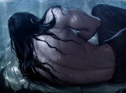 1boy abs arms_up ass ass_cleavage ass_visible_through_thighs balls_under_clothes bed beefy biceps big_areola big_ass big_bulge blush breasts brown_eyes bubble_ass bubble_butt bulge bulge_through_clothing collarbone frown gay genital_outline looking_at_viewer lying lying_on_back lying_on_bed male male_only manly mature_male moobs muscles muscular muscular_arms muscular_legs muscular_male muscular_thighs no_body_hair original original_character pecs pillow quadriceps short_hair six_pack spread_legs thick_legs thick_thighs thong topless unatalmeh yaoi