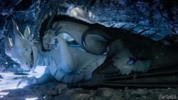 3d_(artwork) 3d_background absurd_res alkalyne black_body blender_(artwork) blender_cycles_(artwork) blue_penis bodily_fluids cave crystal cum cum_drip cum_in_vagina cum_inside cum_on_penis detailed_background dewith digital_media_(artwork) dragon dripping duo european_mythology female female_penetrated feral feral_on_feral from_behind_position genital_fluids genitals glowing_water grey_body hi_res holding_paws horn internal light looking_at_another looking_back looking_pleasured lying lying_on_ground male male/female male_penetrating male_penetrating_female membrane_(anatomy) membranous_wings moon moonlight mythological_creature mythological_scalie mythology on_ground on_side orgasm penetration penile penile_penetration penis penis_in_vagina scalie sex smug smug_face stalagmite tail translucent vaginal_penetration vordus vulva western_dragon wings wyvern