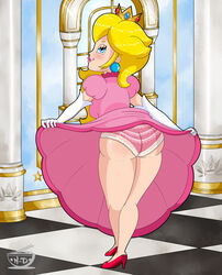 princess peach from mario (series) by noodle-doodlez