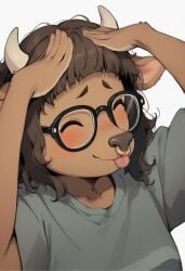 ai_generated cow_girl female furry_cow furry_female