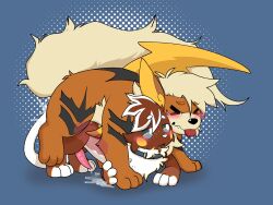 4:3 absurd_res alolan_form alolan_raichu bodily_fluids canid canine cum cum_drip cum_in_ass cum_in_mouth cum_inside doggy_style dripping fan_character feral from_behind_position generation_1_pokemon generation_7_pokemon genital_fluids genitals growlithe hi_res ichiro_(mateocorv) knot knotted_penis knotting male male/male male_penetrating mateocorv nintendo penetration penis pokemon pokemon_(species) raichu regional_form_(pokemon) rough_sex sex x-ray_view