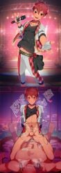 2boys anal anal_sex dominant_male domination gay gay_anal gay_domination gay_male gay_sex instant_loss instant_loss_2koma ironasi247 male male_focus male_only male_penetrating muscular muscular_male original original_character penetration penis red_eyes red_hair submissive submissive_male super_star yaoi