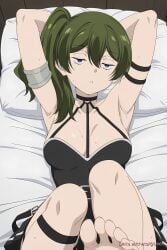 ai_generated armpit_fetish armpits big_breasts breasts clothing feet feet_up foot_fetish frieren_beyond_journey's_end pinku.ai sweat ubel_(sousou_no_frieren) uninterested
