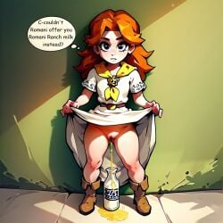 aged_up ai_generated majora's_mask romani_(zelda) speech_bubble the_legend_of_zelda
