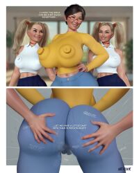 1girls 2025 2futas 3d age_difference areolae asian asian_female ass ass_grab big_ass big_breasts braces breasts cameltoe english_text female futa_twins futanari glasses groping groping_ass hitchcock huge_ass huge_breasts huge_nipples imminent_sex jeans mature_female milf mother musk_clouds musky_pussy neighbor nipple_bulge nipples nipples_visible_through_clothing older_female puffy_areola puffy_nipples red_glasses speech_bubble steamy_pussy thick_thighs twins twintails