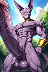 abs ai_generated anthro balls beerus big_balls big_penis cat_humanoid cock cocky69 dragon_ball dragon_ball_super erect_penis erection excessive_size god_of_destruction hard_cock hyper_penis long_penis male male_only muscles muscular muscular_anthro muscular_male pecs pectorals penis purple_skin testicles veins veiny veiny_arms veiny_balls veiny_legs veiny_penis veiny_testicles