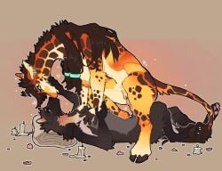 anthro anthro_on_anthro anthro_penetrated anthro_penetrating anthro_penetrating_anthro areola balls barbell_piercing black_sclera breasts brown_body brown_fur brown_hair brown_spots cowgirl_position erection female female_penetrated from_front_position fur genitals giraffe giraffid grey_body grey_fur gulonine hair hi_res hooves horn humanoid_genitalia humanoid_penis humanoid_vulva male male/female male_penetrating male_penetrating_female mammal markings marten mustelid musteline nipple_barbell nipple_piercing nipples nose_kiss on_bottom on_top ossicone pawpads paws penetration penile penile_penetration penis penis_in_vagina piercing pine_marten pink_areola pink_nipples pink_pawpads rhinestoneelemental sex spots spotted_body spotted_fur spotted_markings tail tail_tuft tuft vaginal_penetration vulva white_body white_fur wide_eyed yellow_body yellow_fur