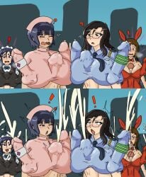 ! 4futas ? balls breasts cum cum_through_clothes cum_through_clothing ejaculation ejaculation_under_clothes erection_under_clothes erection_under_clothing fully_clothed futanari handsfree_ejaculation huge_breasts huge_cock intersex mixedkori more_at_source multi_balls multi_genitalia multi_penis multiple_images penis penis_nipples precum projectile_cum triphallia uncensored unusual_anatomy unusual_genitalia_placement unusual_penis_placement what