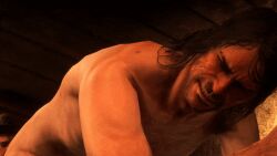 3d_animation 3d_model 3d_render anal_sex animated animated_gif arthur_morgan john_marston red_dead_redemption red_dead_redemption_(series) yaoi