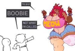 big_breasts bonnie_(dapper_little_arts) breasts cleavage dapper_little_arts female furry huge_breasts meme tagme thick_thighs trans_woman transfem wide_hips